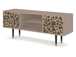 Mueble de TV - 170х69х48 cm - T2 - Enlarged Leaf, Latte^ Móvel De Tv