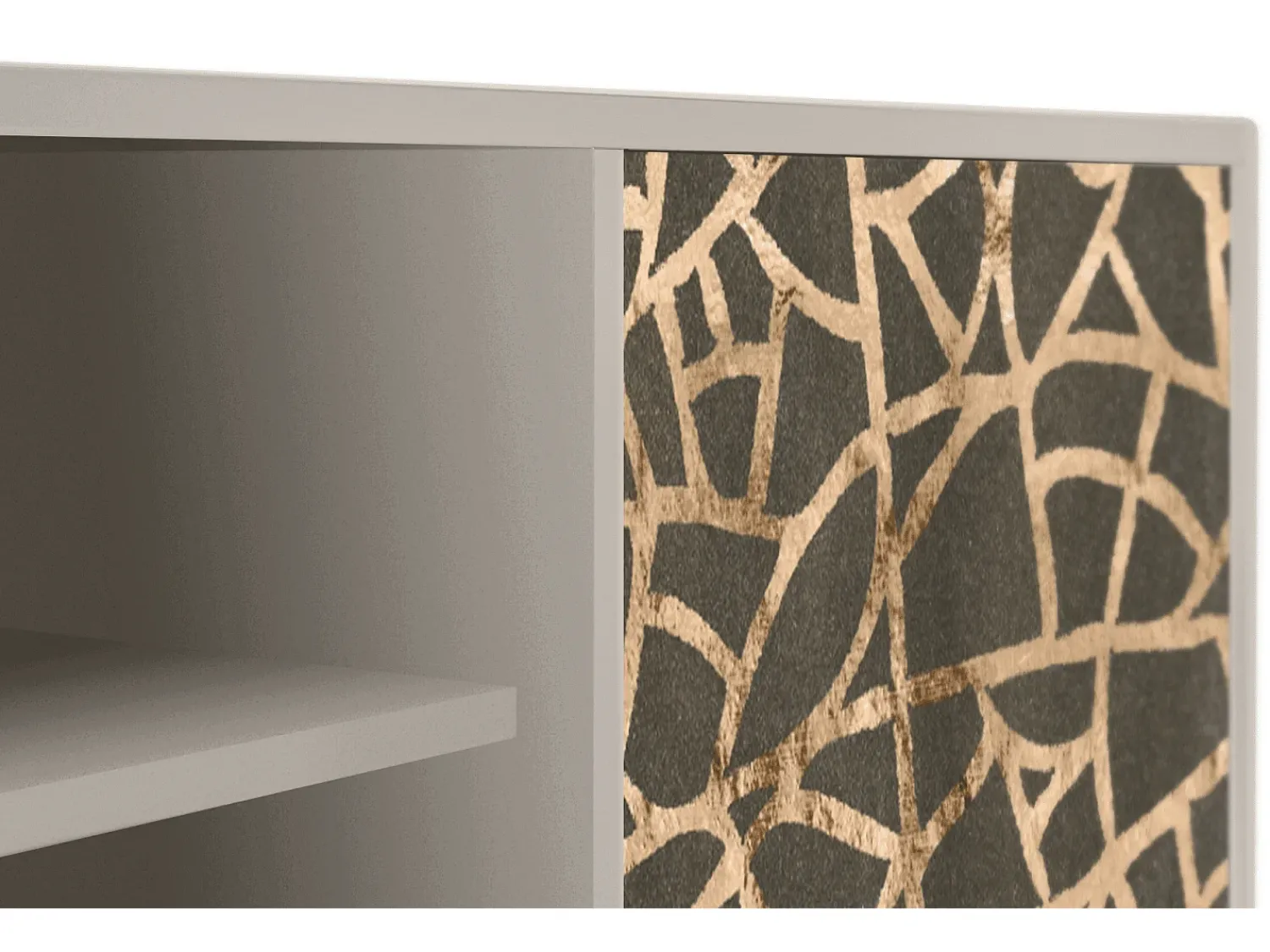 Móvel De Tv| Mueble de TV - 170х69х48 cm - T2 - Enlarged Leaf, Areia Bege