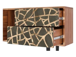 Móvel De Tv| Mueble de TV - 170х69х48 cm - T1 - Enlarged Leaf, Nogueira Castanho