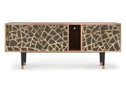 Móvel De Tv| Mueble de TV - 170х69х48 cm - T1 - Enlarged Leaf, Nogueira Castanho