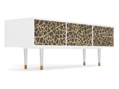 Mueble de TV - 170х59х48 cm - T4 - Enlarged Leaf, Branco^ Móvel De Tv