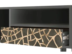 Discount Mueble de TV - 115х59х48 cm - T3 - Enlarged Leaf, Antracite Cinza antracite