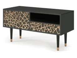 Discount Mueble de TV - 115х59х48 cm - T3 - Enlarged Leaf, Antracite Cinza antracite