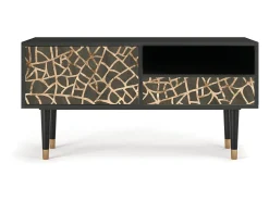Discount Mueble de TV - 115х59х48 cm - T3 - Enlarged Leaf, Antracite Cinza antracite