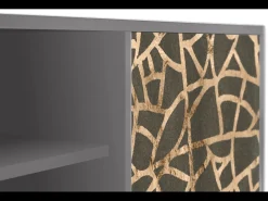 Discount Mueble de TV - 170х69х48 cm - T2 - Enlarged Leaf, Cinza Cinzento