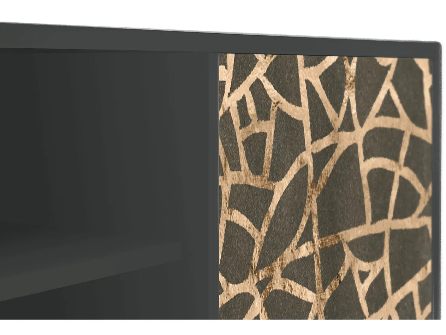 Móvel De Tv| Mueble de TV - 170х69х48 cm - T2 - Enlarged Leaf, Antracite Cinza antracite