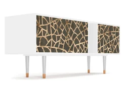 Mueble de TV - 170х69х48 cm - T1 - Enlarged Leaf, Branco^ Móvel De Tv