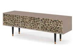 Móvel De Tv| Mueble de TV - 170х59х48 cm - T4 - Enlarged Leaf, Latte Bege