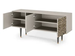 Móvel De Tv| Mueble de TV - 150х69х41 cm - T5 - Enlarged Leaf, Areia Bege