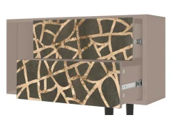 Móvel De Tv* Mueble de TV - 170х69х48 cm - T1 - Enlarged Leaf, Latte Bege