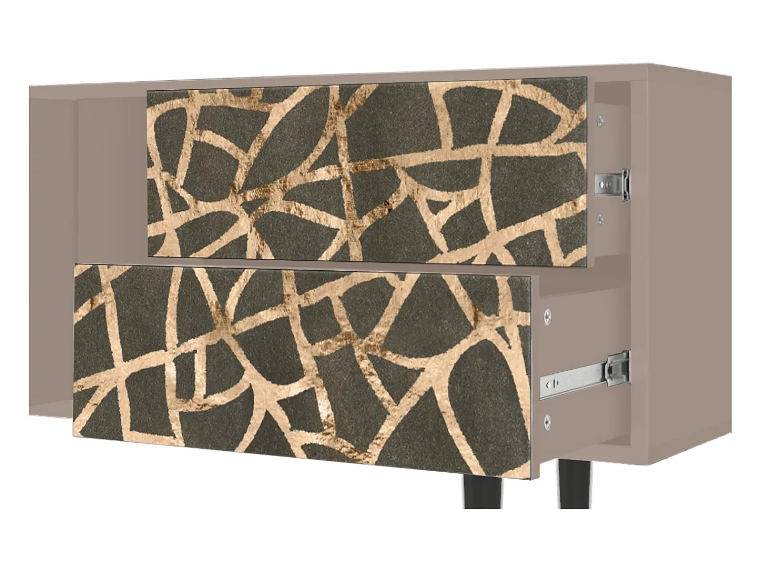 Móvel De Tv* Mueble de TV - 170х69х48 cm - T1 - Enlarged Leaf, Latte Bege