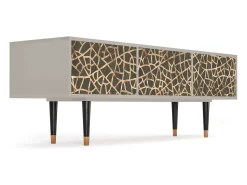 Móvel De Tv* Mueble de TV - 170х59х48 cm - T4 - Enlarged Leaf, Areia Bege