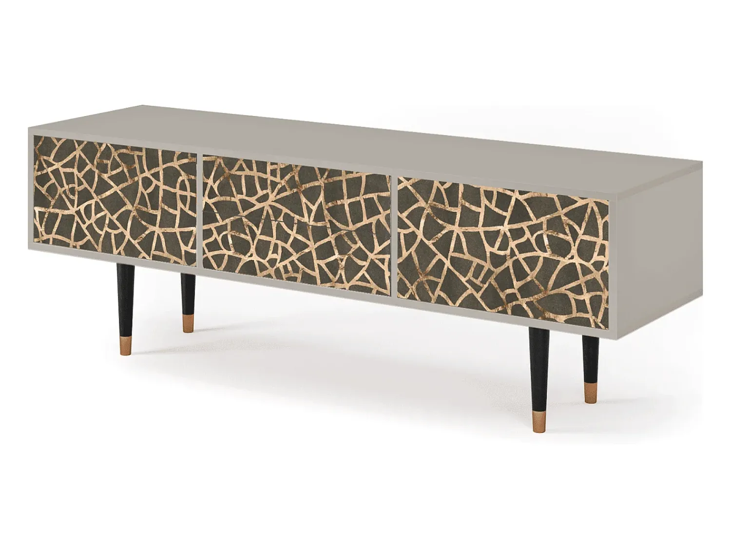 Móvel De Tv* Mueble de TV - 170х59х48 cm - T4 - Enlarged Leaf, Areia Bege