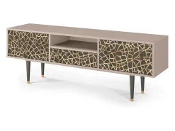 Móvel De Tv| Mueble de TV - 170х59х41 cm - T6 - Enlarged Leaf, Latte Bege