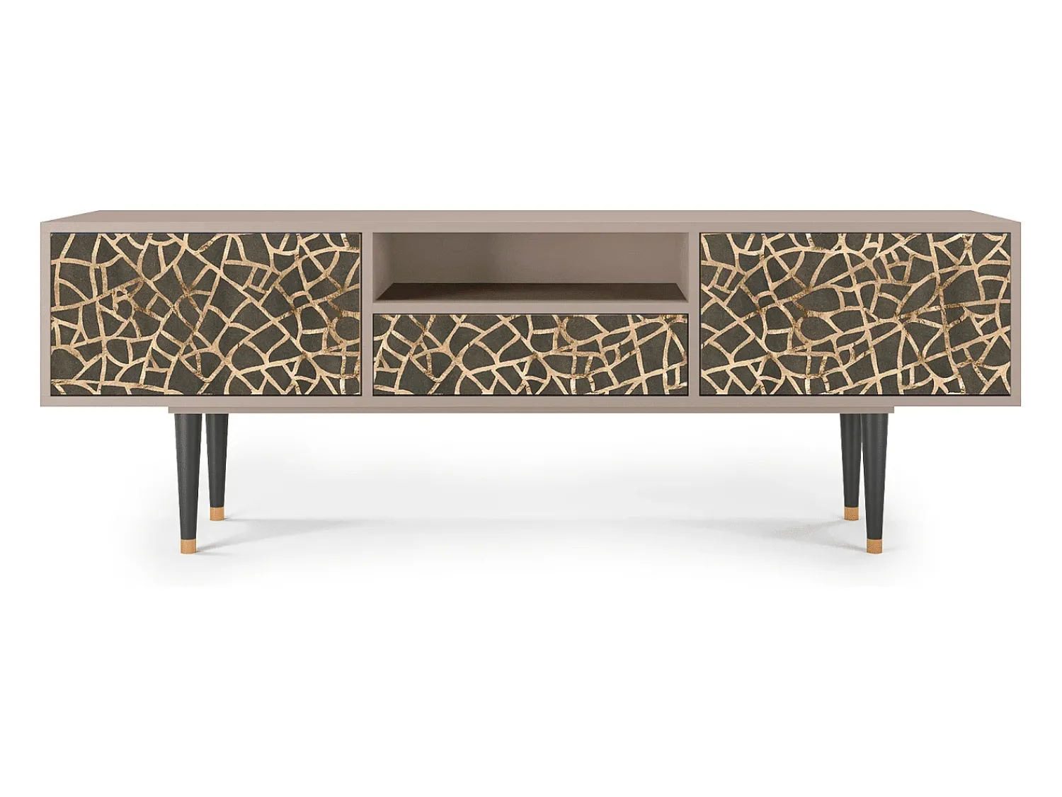 Móvel De Tv| Mueble de TV - 170х59х41 cm - T6 - Enlarged Leaf, Latte Bege