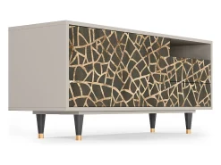 Clearance Mueble de TV - 125х56х41 cm - T7 - Enlarged Leaf, Areia Bege