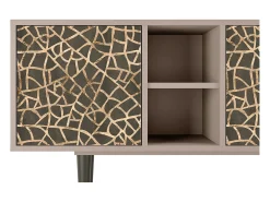 Móvel De Tv| Mueble de TV - 150х69х41 cm - T5 - Enlarged Leaf, Latte Bege