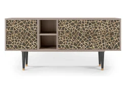 Móvel De Tv| Mueble de TV - 150х69х41 cm - T5 - Enlarged Leaf, Latte Bege