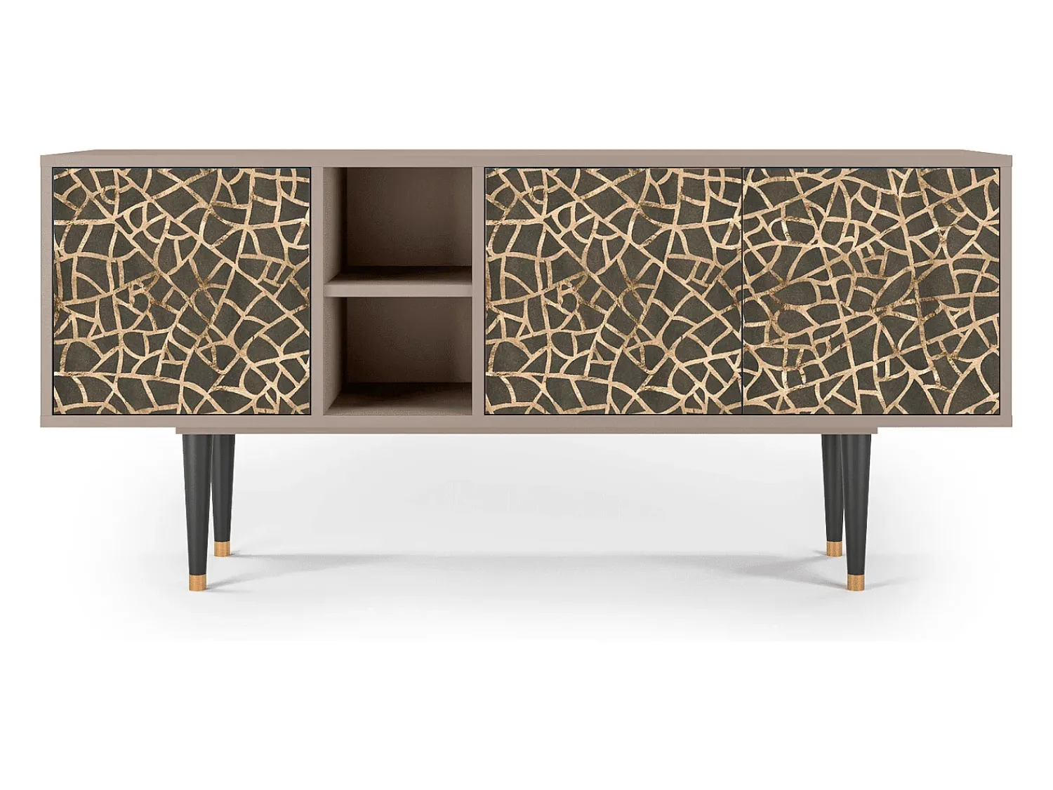 Móvel De Tv| Mueble de TV - 150х69х41 cm - T5 - Enlarged Leaf, Latte Bege