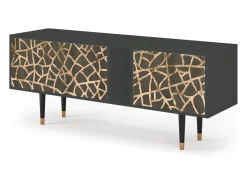 Móvel De Tv| Mueble de TV - 170х69х48 cm - T1 - Enlarged Leaf, Antracite Cinza antracite