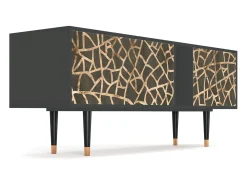 Móvel De Tv| Mueble de TV - 170х69х48 cm - T1 - Enlarged Leaf, Antracite Cinza antracite