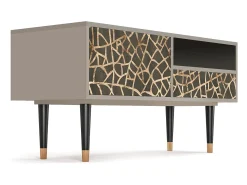 Móvel De Tv* Mueble de TV - 115х59х48 cm - T3 - Enlarged Leaf, Areia Bege