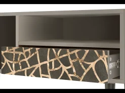 Móvel De Tv* Mueble de TV - 115х59х48 cm - T3 - Enlarged Leaf, Areia Bege