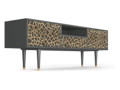 Mueble de TV - 170х59х41 cm - T6 - Enlarged Leaf, Antracite^ Móvel De Tv