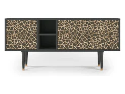 Móvel De Tv* Mueble de TV - 150х69х41 cm - T5 - Enlarged Leaf, Antracite Cinza antracite