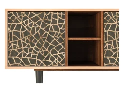 Móvel De Tv* Mueble de TV - 150х69х41 cm - T5 - Enlarged Leaf, Nogueira Castanho