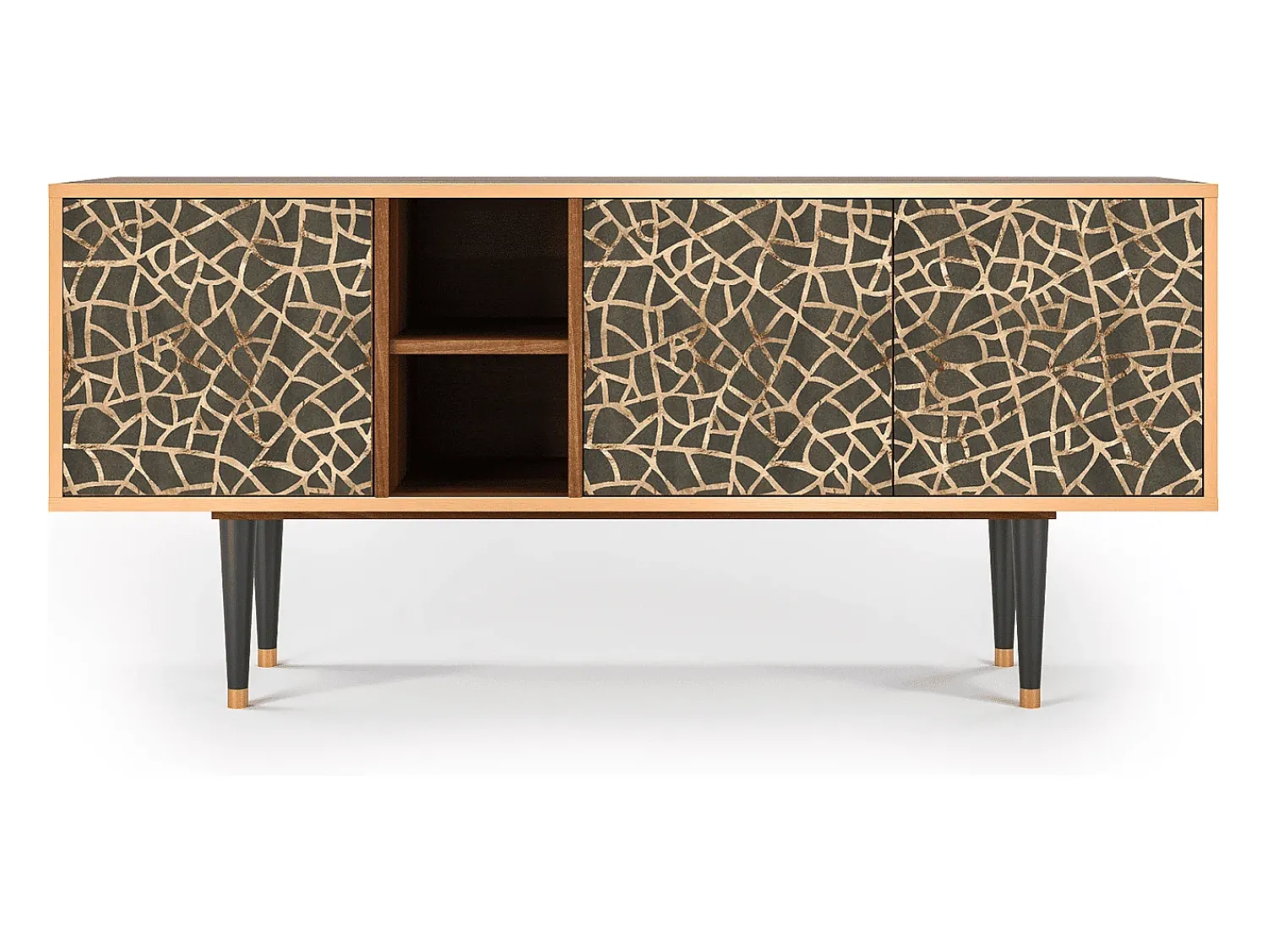 Móvel De Tv* Mueble de TV - 150х69х41 cm - T5 - Enlarged Leaf, Nogueira Castanho