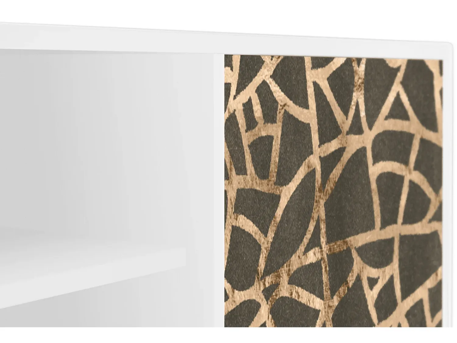Móvel De Tv* Mueble de TV - 170х69х48 cm - T2 - Enlarged Leaf, Branco Bege