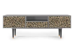 Best Mueble de TV - 170х59х41 cm - T6 - Enlarged Leaf, Cinza Cinzento