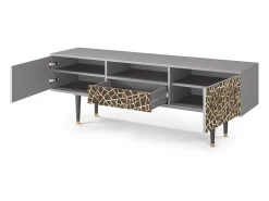 Best Mueble de TV - 170х59х41 cm - T6 - Enlarged Leaf, Cinza Cinzento