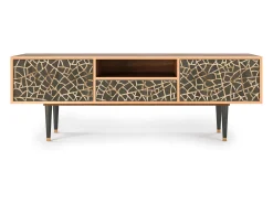 Móvel De Tv* Mueble de TV - 170х59х41 cm - T6 - Enlarged Leaf, Nogueira Castanho