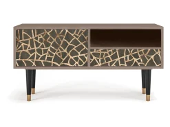 Móvel De Tv* Mueble de TV - 115х59х48 cm - T3 - Enlarged Leaf, Latte Bege