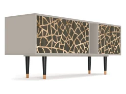 Móvel De Tv* Mueble de TV - 170х69х48 cm - T1 - Enlarged Leaf, Areia Bege