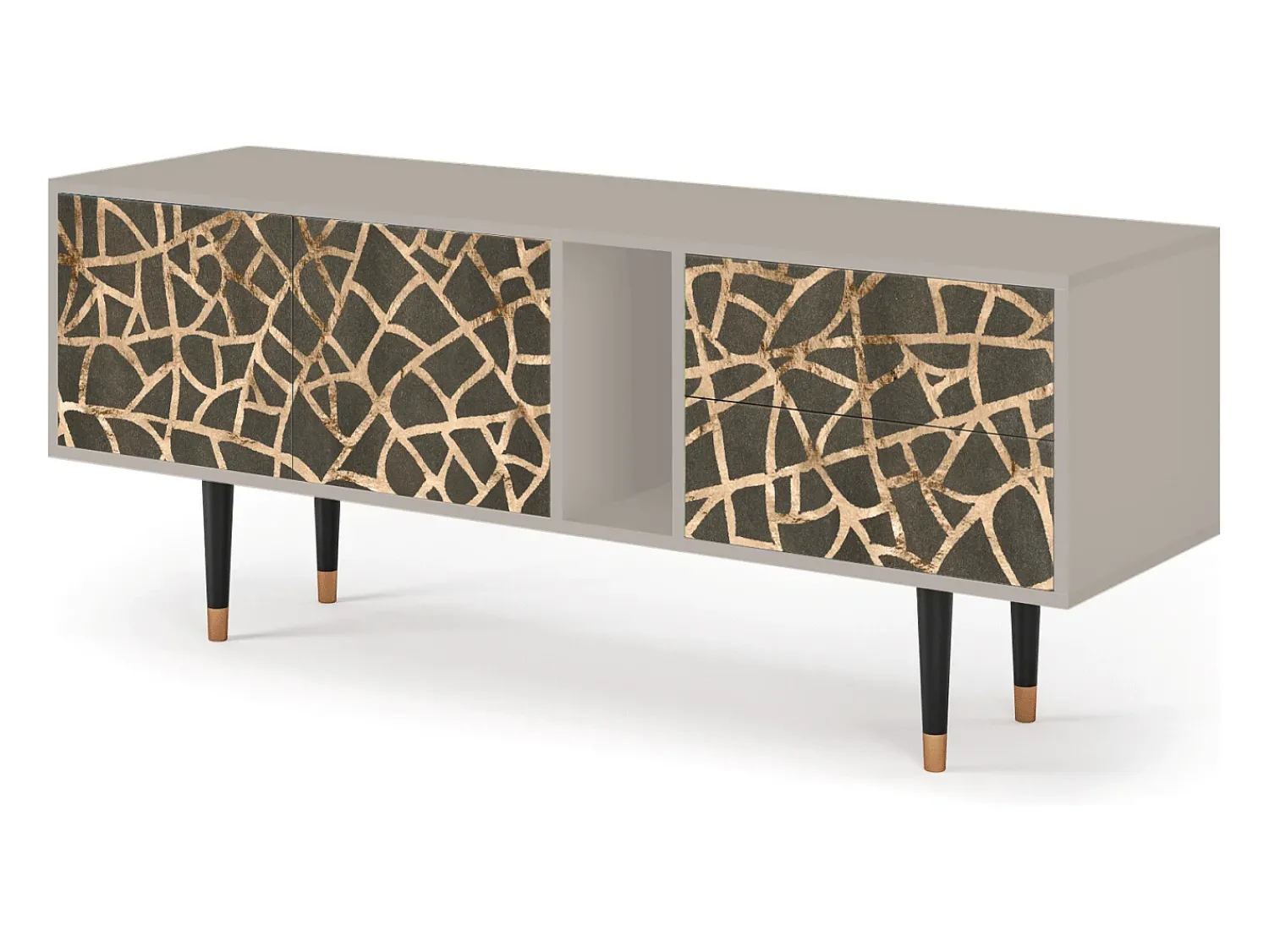 Móvel De Tv* Mueble de TV - 170х69х48 cm - T1 - Enlarged Leaf, Areia Bege