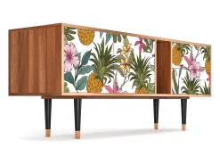Móvel De Tv* Mueble de TV - 170х69х48 cm - T1 - Estival Fruit, Nogueira Castanho