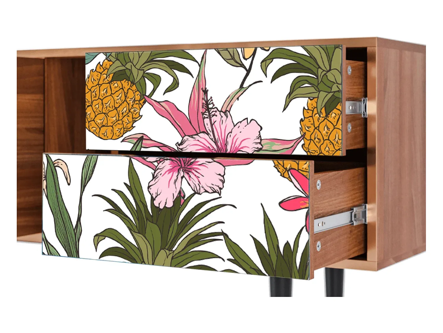 Móvel De Tv* Mueble de TV - 170х69х48 cm - T1 - Estival Fruit, Nogueira Castanho