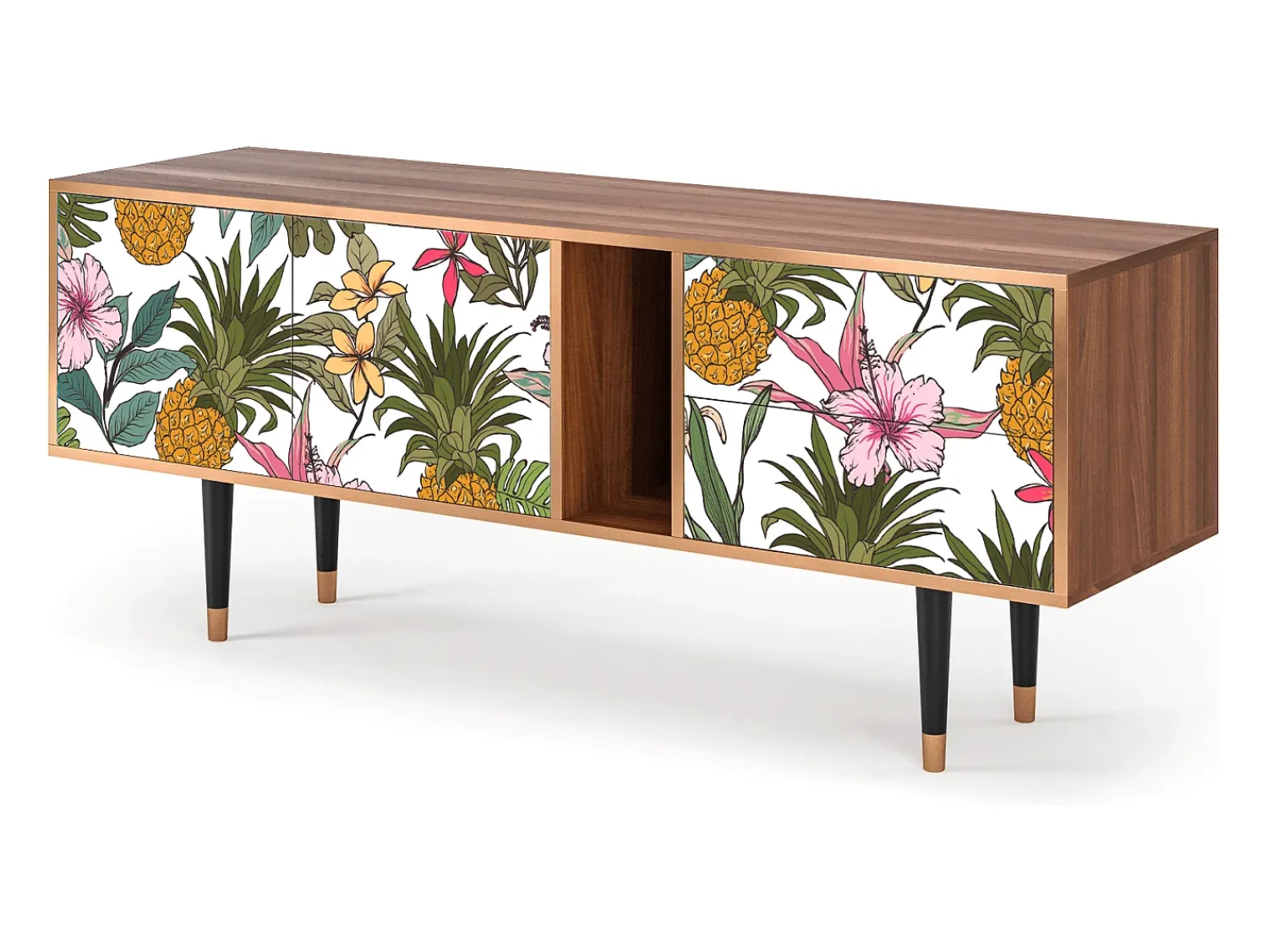 Móvel De Tv* Mueble de TV - 170х69х48 cm - T1 - Estival Fruit, Nogueira Castanho