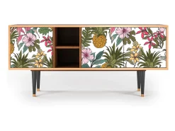 Móvel De Tv| Mueble de TV - 150х69х41 cm - T5 - Estival Fruit, Nogueira Castanho