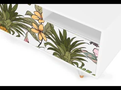 Mueble de TV - 125х56х41 cm - T7 - Estival Fruit, Branco^ Móvel De Tv