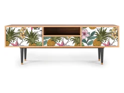 Móvel De Tv* Mueble de TV - 170х59х41 cm - T6 - Estival Fruit, Nogueira Castanho