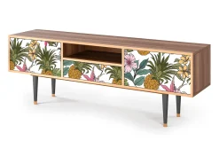 Móvel De Tv* Mueble de TV - 170х59х41 cm - T6 - Estival Fruit, Nogueira Castanho