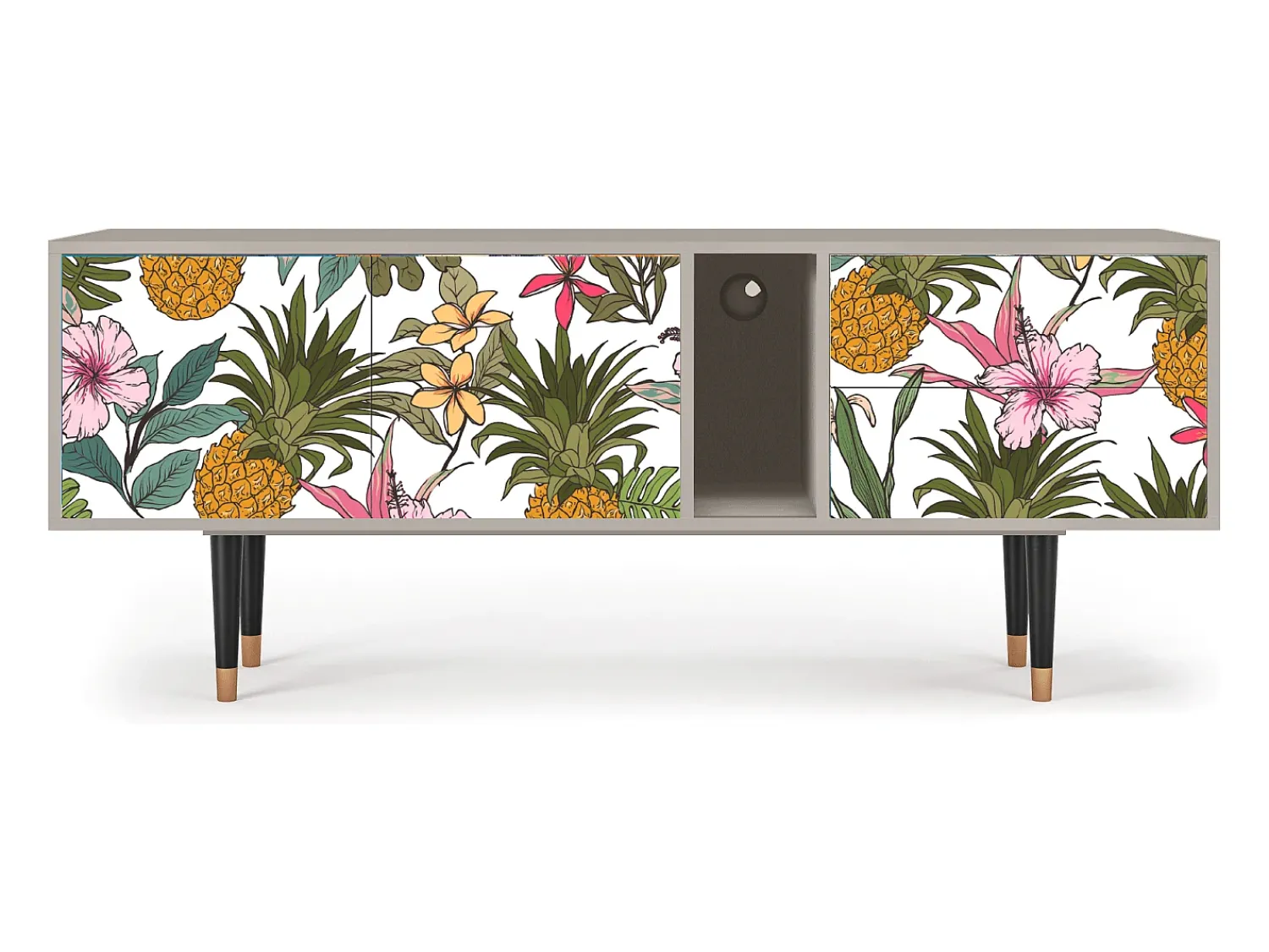 Mueble de TV - 170х69х48 cm - T1 - Estival Fruit, Areia^ Móvel De Tv