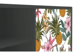 Móvel De Tv| Mueble de TV - 170х69х48 cm - T2 - Estival Fruit, Antracite Cinza antracite