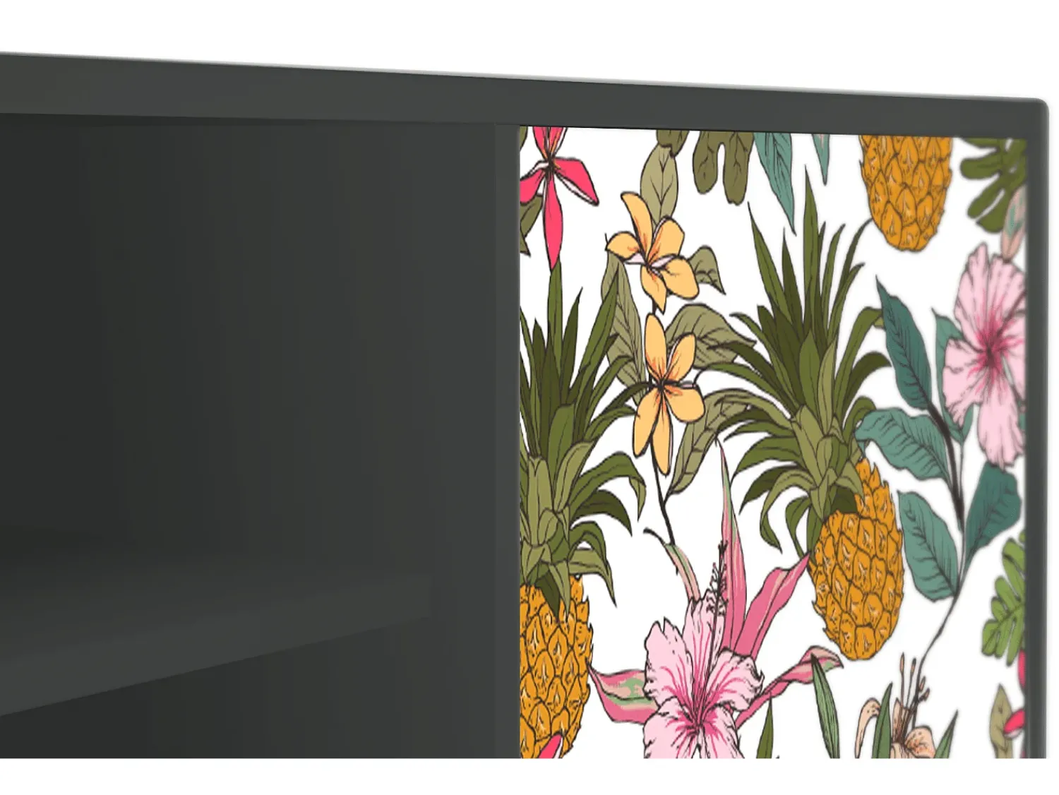 Móvel De Tv| Mueble de TV - 170х69х48 cm - T2 - Estival Fruit, Antracite Cinza antracite