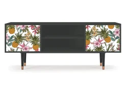 Móvel De Tv| Mueble de TV - 170х69х48 cm - T2 - Estival Fruit, Antracite Cinza antracite