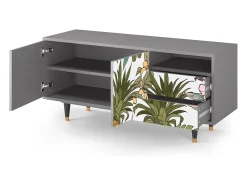 Mueble de TV - 125х56х41 cm - T7 - Estival Fruit, Cinza^ Móvel De Tv